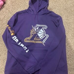 NBA Purple Hoodie with Graphic Logo